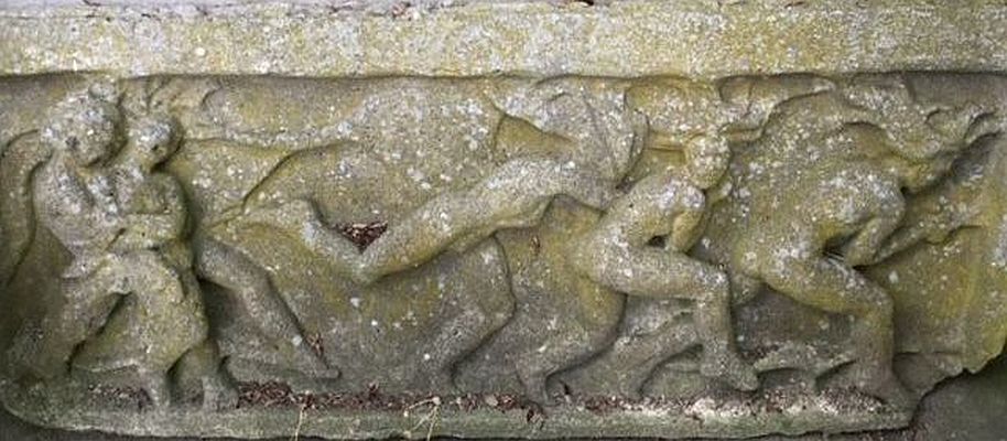 de god Pan met nimfen